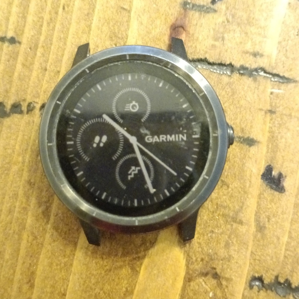 Garmin vivoactive 3 Smartwatch Black Gunmetal GPS Fitness Tracker Head Only AB